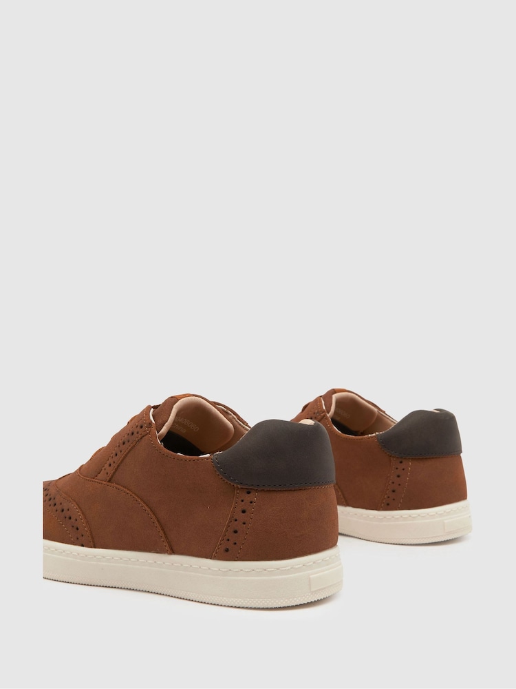 Schuh Latch Brogue Junior Shoes - Image 4 of 4
