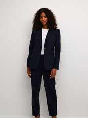 Kaffe Sakura Elastic Waist Black Trousers - Image 3 of 6