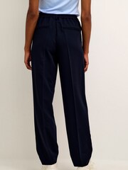 Kaffe Sakura Elastic Waist Black Trousers - Image 4 of 6