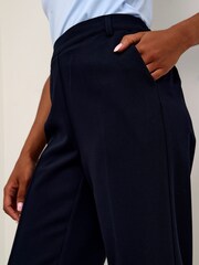 Kaffe Sakura Elastic Waist Black Trousers - Image 5 of 6
