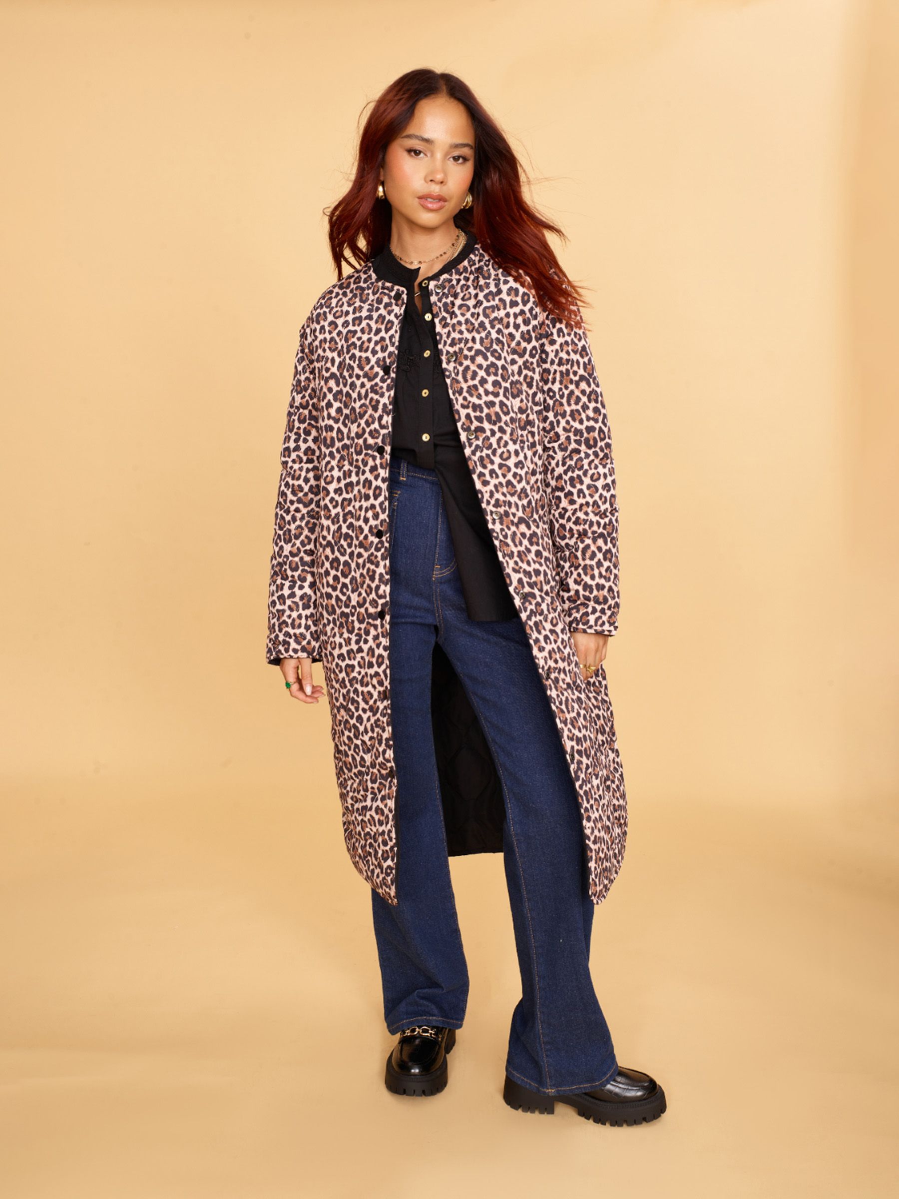 Next leopard print coat clearance