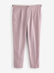 Pink Slim Tapered Textured Side Adjuster Trousers - Image 5 of 8
