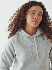 Under Armour Grey Rival Fleece Hoodie - Image 5 of 7