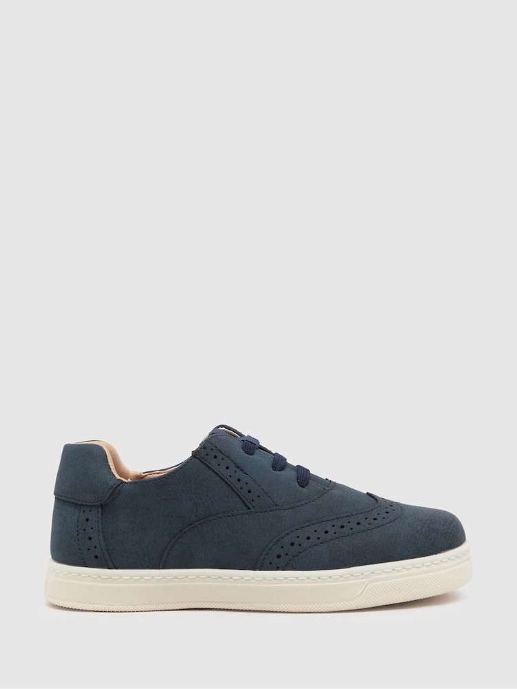 Schuh Latch Brogue Junior Shoes - Image 1 of 4 Schuh Latch Brogue Junior Shoes - Image 1 of 4