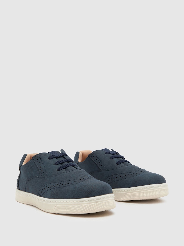 Schuh Latch Brogue Junior Shoes - Image 2 of 4 Schuh Latch Brogue Junior Shoes - Image 2 of 4