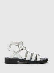 Schuh Tempeny Leather Studded Sandals - Image 1 of 4