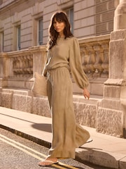 Mint Velvet Natural Long Sleeve Bomber Blouse - Image 4 of 8