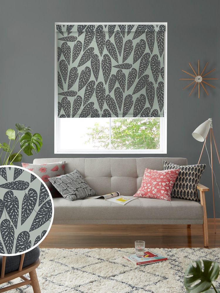 MissPrint Night Shade Tropics Made to Measure Roller Blinds - Image 1 of 6