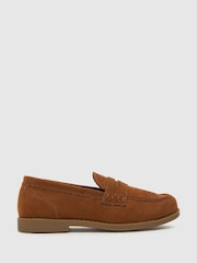 Schuh Junior Lightning Brown Loafers - Image 1 of 4