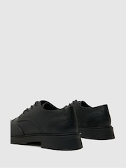 Schuh Lotus Brogue Lace-Up Black Shoes - Image 4 of 4