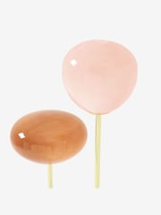MADE.COM Pink Glass Adrianne Floor Lamp - Image 3 of 4