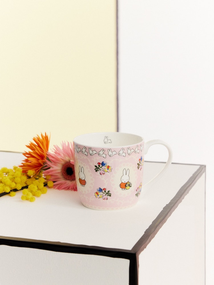 Cath Kidston Pink Miffy Frames Fine China Mug - Image 8 of 8