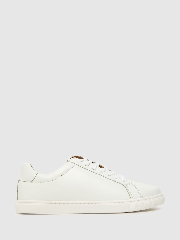 Schuh Wayne Leather Trainers - Image 1 of 4