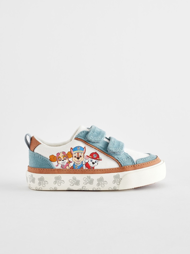 Neutral Blue Paw Patrol Wide Fit (G) Two Strap Touch Fastening Shoes - Image 2 of 6