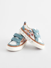 Neutral Blue Paw Patrol Wide Fit (G) Two Strap Touch Fastening Shoes - Image 5 of 6
