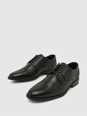 črna - Schuh Reilly Usnjeni čevlji s čipkami - Slika 3 iz 4