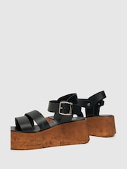 Schuh Viola Cork Wedges - Image 3 of 4