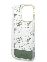 Guess iPhone 14 Pro Max Case - Iml Case Electroplated 4G Pattern Bottom Stripe Script Logo - Image 11 of 12