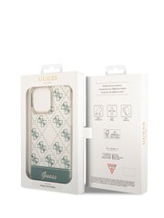 Guess iPhone 14 Pro Max Case - Iml Case Electroplated 4G Pattern Bottom Stripe Script Logo - Image 8 of 12