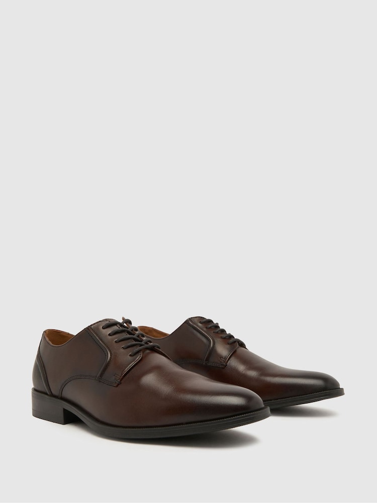 rjava - Schuh Reilly Usnjeni čevlji s čipkami - Slika 2 iz 4