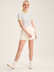 Joules Erin Blue Stripe Short Sleeve T-Shirt - Image 3 of 6