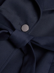 Ted Baker Blue Rosina Midi Length Wrap Trench Coat - Image 5 of 6