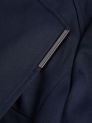 Ted Baker Blue Rosina Midi Length Wrap Trench Coat - Image 6 of 6
