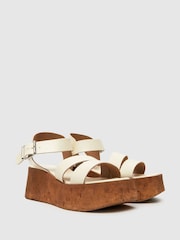 Schuh Viola Cork Wedges - Image 2 of 4
