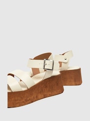 Schuh Viola Cork Wedges - Image 3 of 4