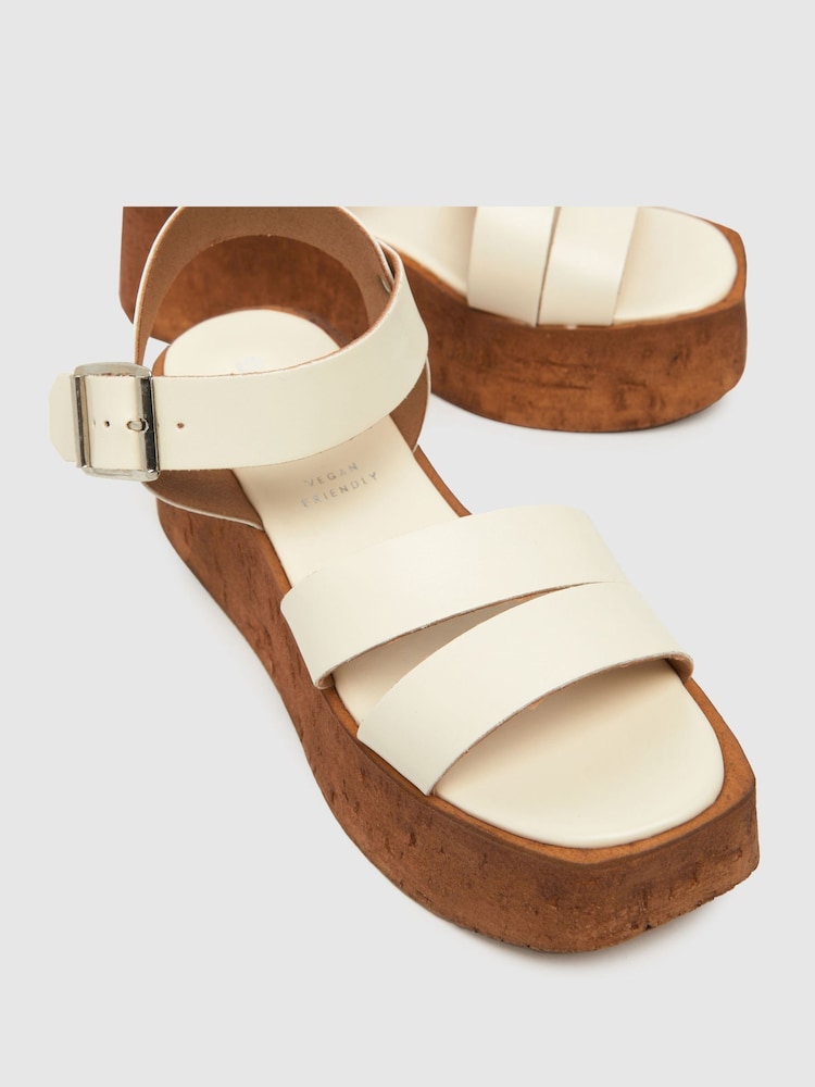 Schuh Viola Cork Wedges - Image 4 of 4