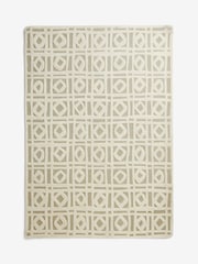 Nina Campbell Natural Batik Check Rug - Image 6 of 6