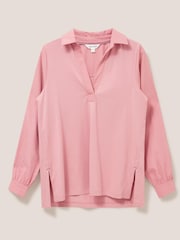 White Stuff Pink Fran Shirt - Image 5 of 6