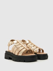 Dorado - Sandalias infantiles estilo gladiador de Schuh - Imagen 2 de 4