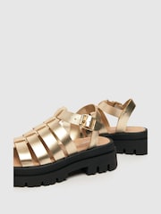 Dorado - Sandalias infantiles estilo gladiador de Schuh - Imagen 3 de 4