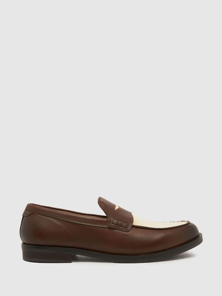 Schuh Rufus Contrast Loafers - Image 1 of 4