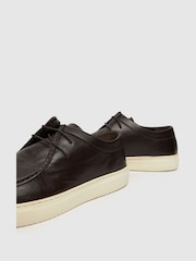 Schuh Brown Weston Apron Trainers - Image 4 of 4