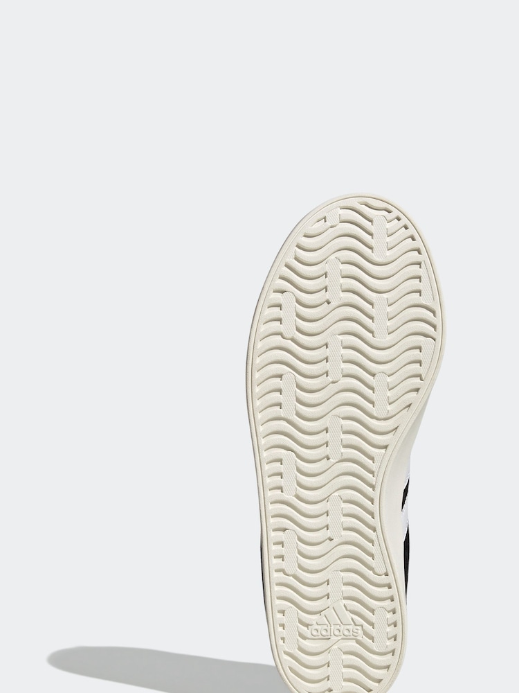 adidas Black Dark VL Court 3.0 Trainers - Image 10 of 12