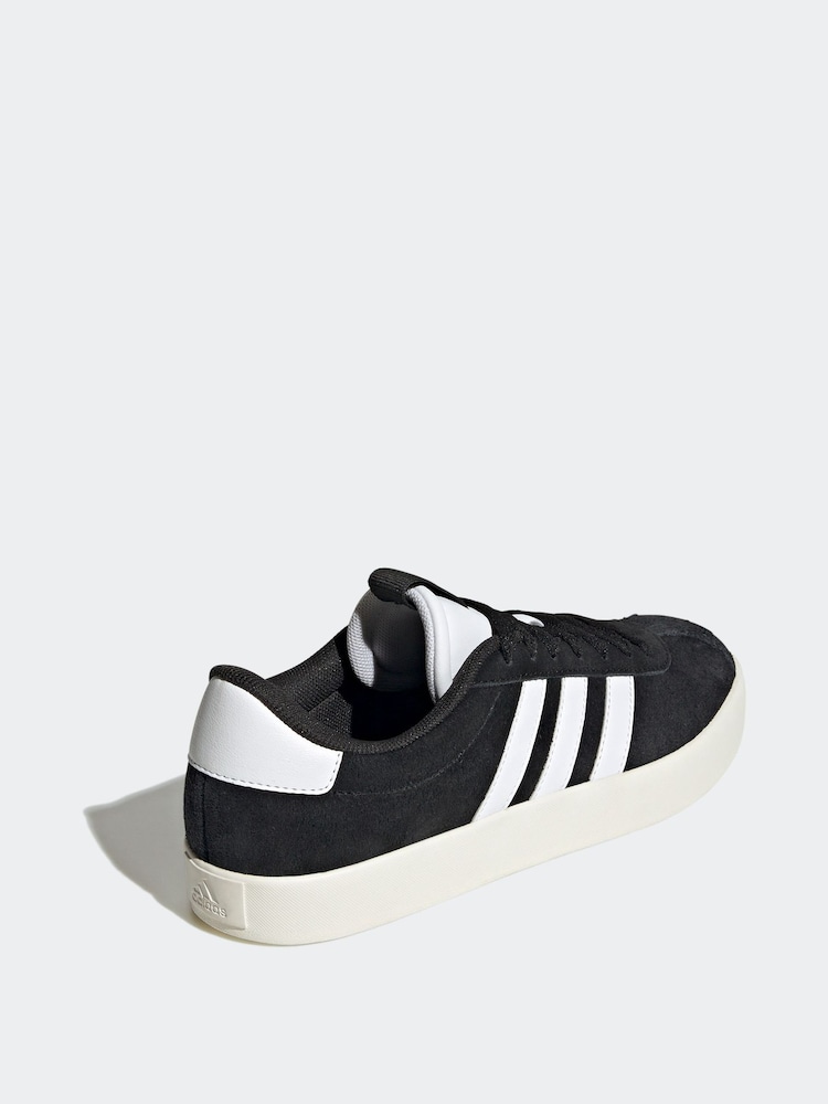 adidas Black Dark VL Court 3.0 Trainers - Image 7 of 12