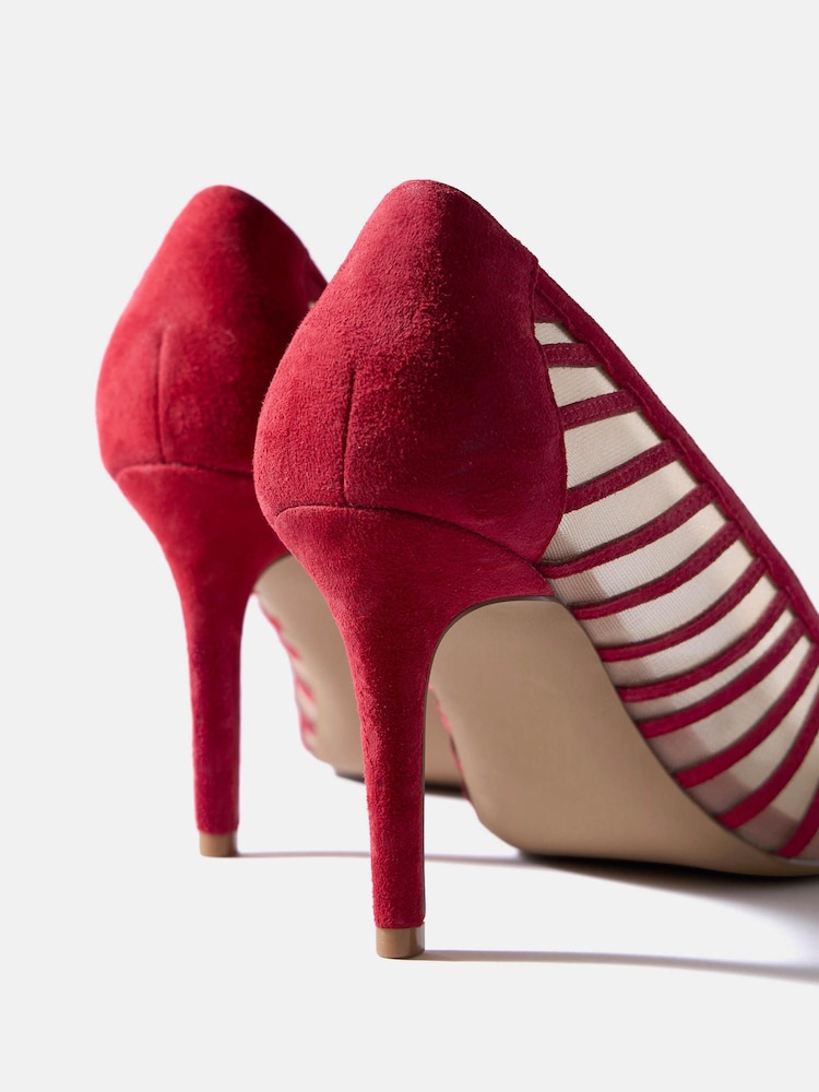 Roșu - Mint Velvet Kya Caged Court Shoes - Imaginea 5 din 5 Roșu - Mint Velvet Kya Caged Court Shoes - Imaginea 5 din 5