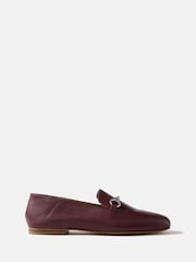 Mint Velvet Red Camille Loafers - Image 1 of 4