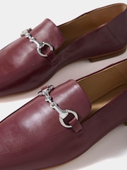 Mint Velvet Red Camille Loafers - Image 4 of 4