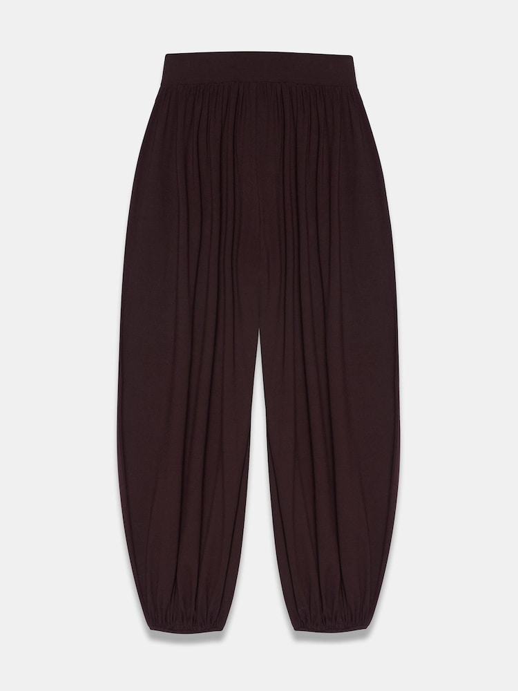 Mint Velvet Brown Jersey Balloon Trousers - Image 8 of 8 Mint Velvet Brown Jersey Balloon Trousers - Image 8 of 8