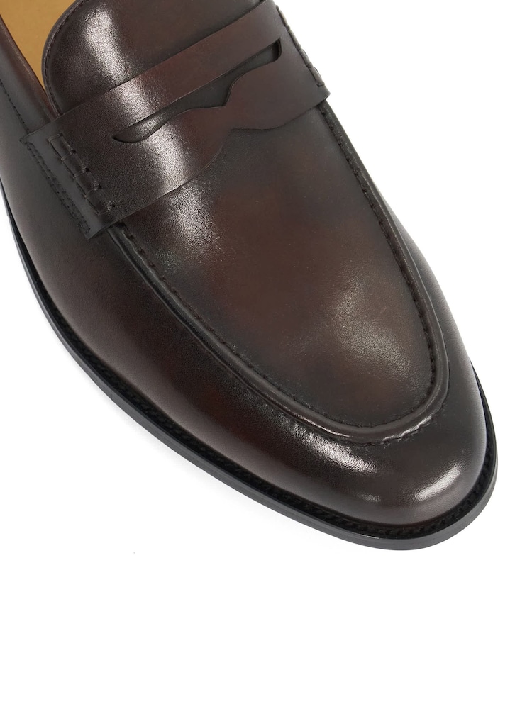 Dune London Brown Wide Fit Skylers Loafers - Image 5 of 5 Dune London Brown Wide Fit Skylers Loafers - Image 5 of 5