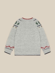 Monsoon Penguin Fair Isle Jumper - 4суретінің 3 суреті