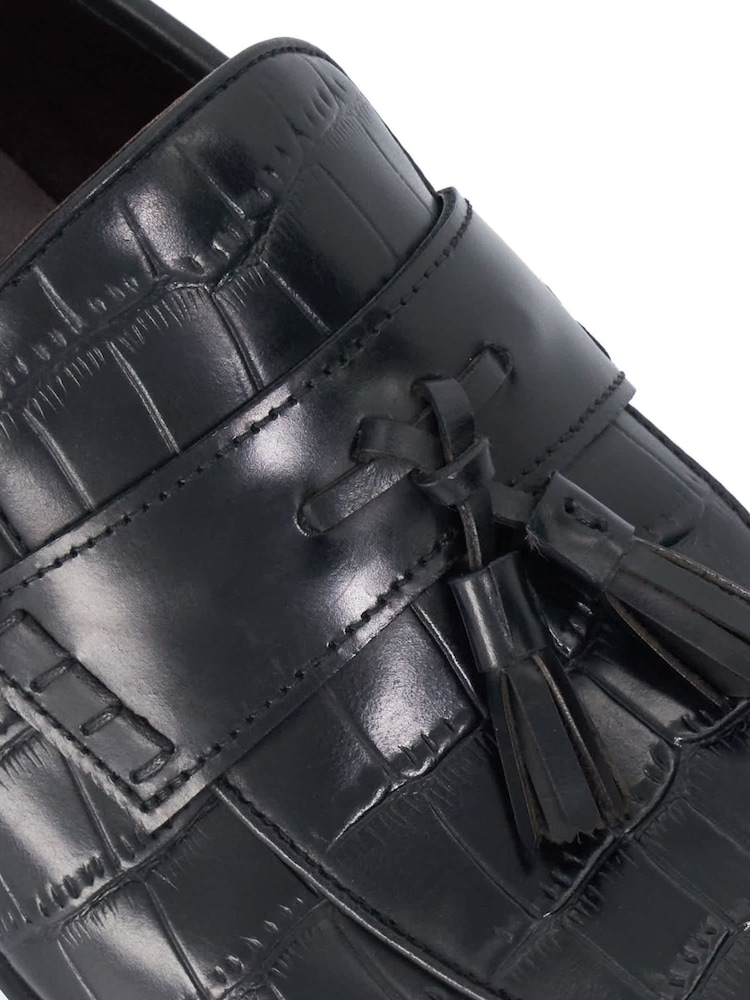 Dune London Black Son Loafers - Image 6 of 6