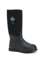 Muck Boots Brown Chore Classic Hi Patterned Wellies - Image 2 of 6