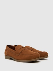 Schuh Lightning Brown Loafers - Image 2 of 4
