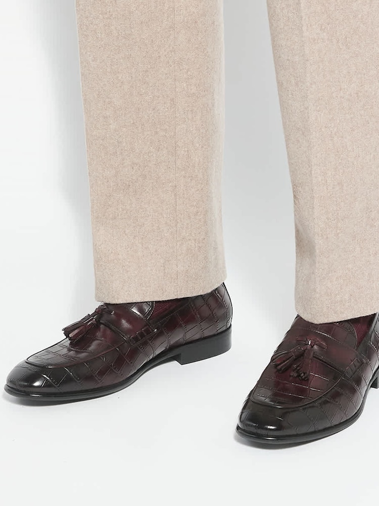 Dune London Brown Son Loafers - Image 1 of 6
