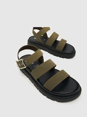 Schuh Tina Chunky Leather Sandals - Image 4 of 4