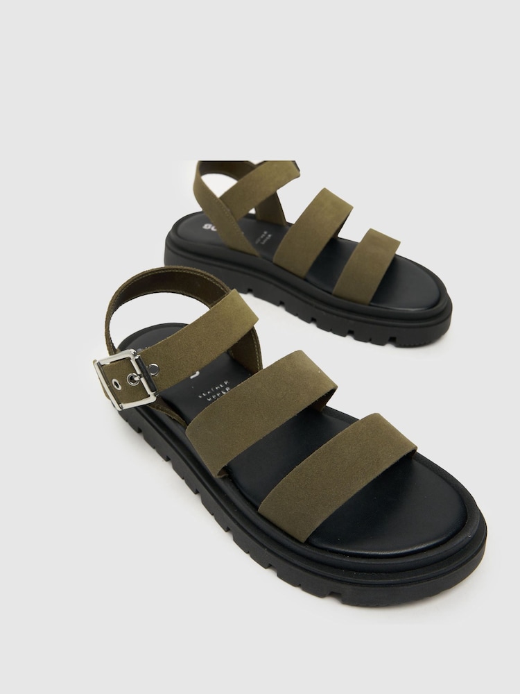 Schuh Tina Chunky Leather Sandals - Image 4 of 4